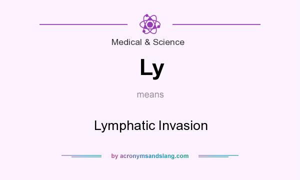What does Ly mean? It stands for Lymphatic Invasion
