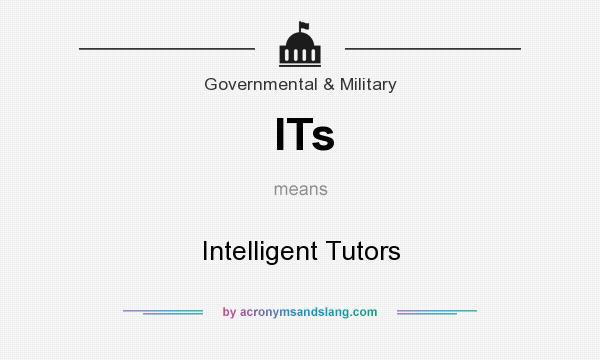 What does ITs mean? It stands for Intelligent Tutors