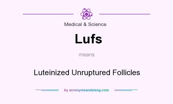 What does Lufs mean? It stands for Luteinized Unruptured Follicles