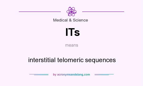 What does ITs mean? It stands for interstitial telomeric sequences