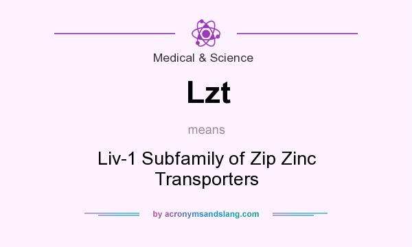 What does Lzt mean? It stands for Liv-1 Subfamily of Zip Zinc Transporters