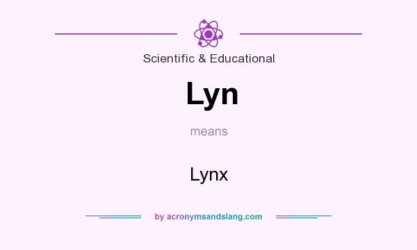 What does Lyn mean? It stands for Lynx