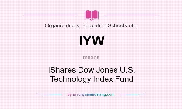 What does IYW mean? It stands for iShares Dow Jones U.S. Technology Index Fund