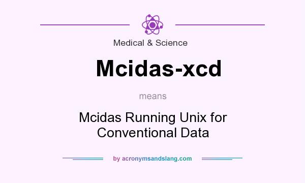 What does Mcidas-xcd mean? It stands for Mcidas Running Unix for Conventional Data