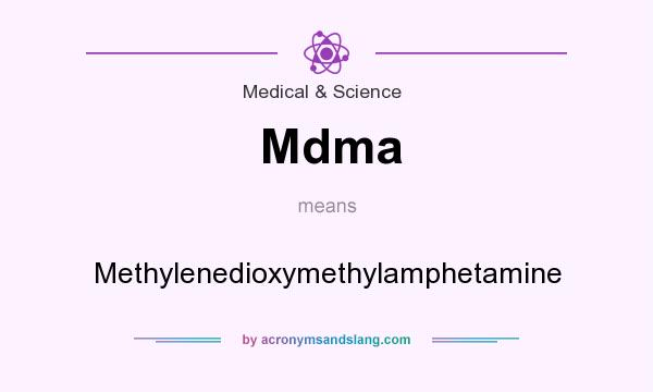 What does Mdma mean? It stands for Methylenedioxymethylamphetamine