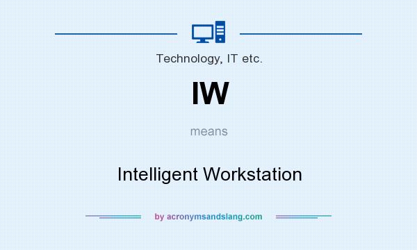 What does IW mean? It stands for Intelligent Workstation