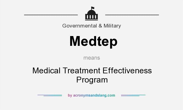 What does Medtep mean? It stands for Medical Treatment Effectiveness Program