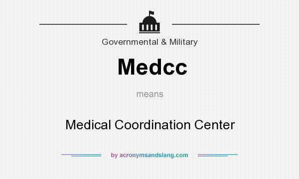 What does Medcc mean? It stands for Medical Coordination Center