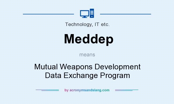 What does Meddep mean? It stands for Mutual Weapons Development Data Exchange Program