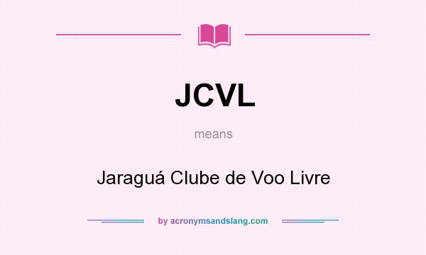 What does JCVL mean? It stands for Jaraguá Clube de Voo Livre