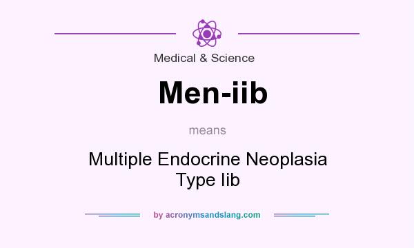 What does Men-iib mean? It stands for Multiple Endocrine Neoplasia Type Iib