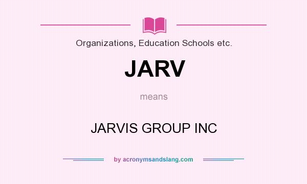 what does jarvis stand for