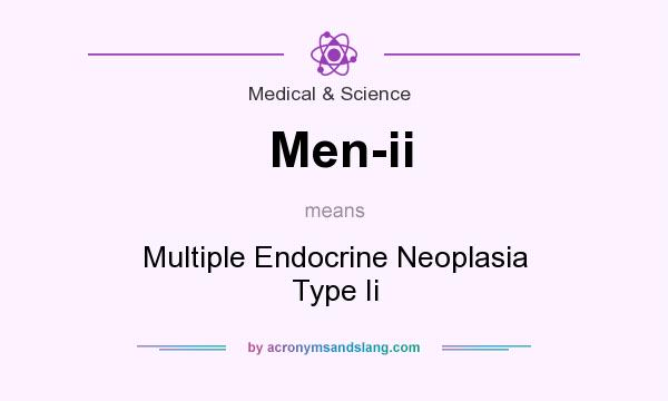What does Men-ii mean? It stands for Multiple Endocrine Neoplasia Type Ii