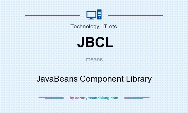 What does JBCL mean? It stands for JavaBeans Component Library