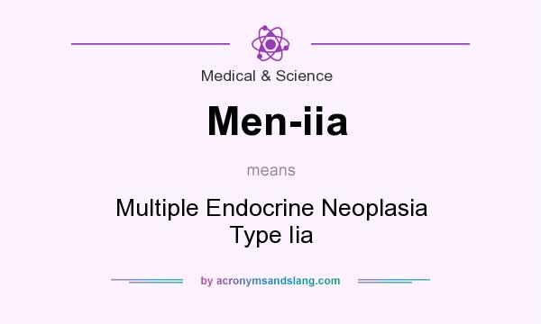 What does Men-iia mean? It stands for Multiple Endocrine Neoplasia Type Iia