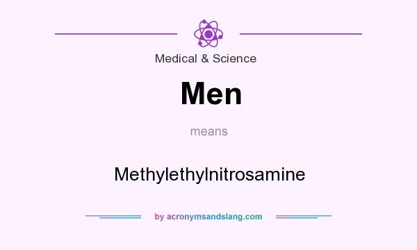 What does Men mean? It stands for Methylethylnitrosamine