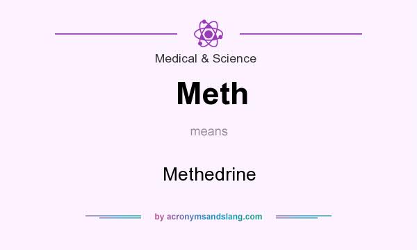 What does Meth mean? It stands for Methedrine