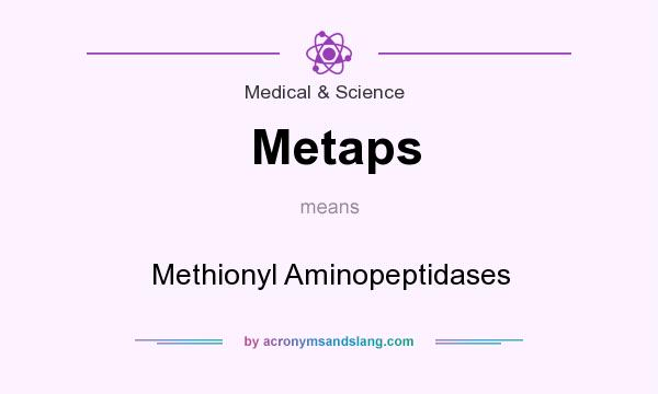 What does Metaps mean? It stands for Methionyl Aminopeptidases