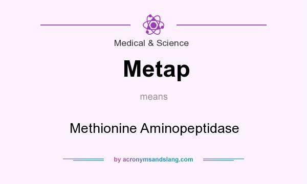 What does Metap mean? It stands for Methionine Aminopeptidase