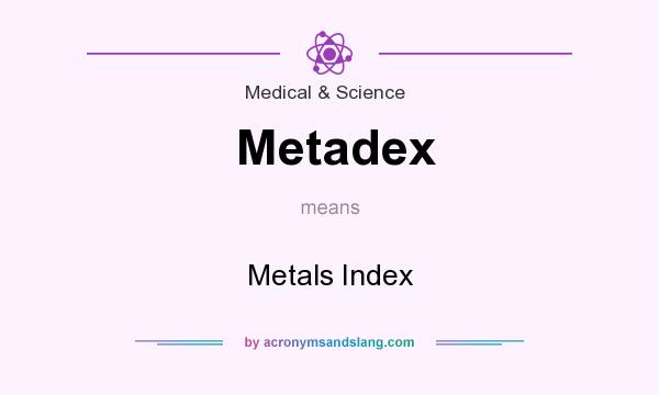 What does Metadex mean? It stands for Metals Index