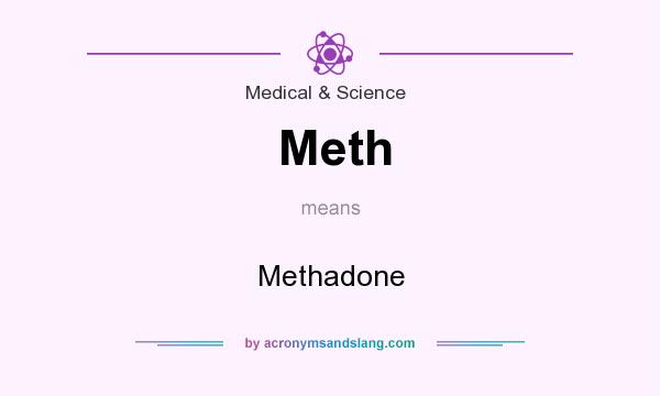 What does Meth mean? It stands for Methadone