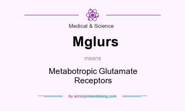 What does Mglurs mean? It stands for Metabotropic Glutamate Receptors