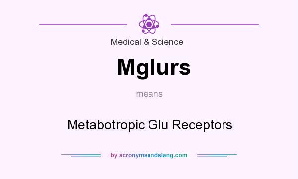 What does Mglurs mean? It stands for Metabotropic Glu Receptors