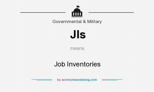 What does JIs mean? It stands for Job Inventories