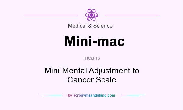 What does Mini-mac mean? It stands for Mini-Mental Adjustment to Cancer Scale