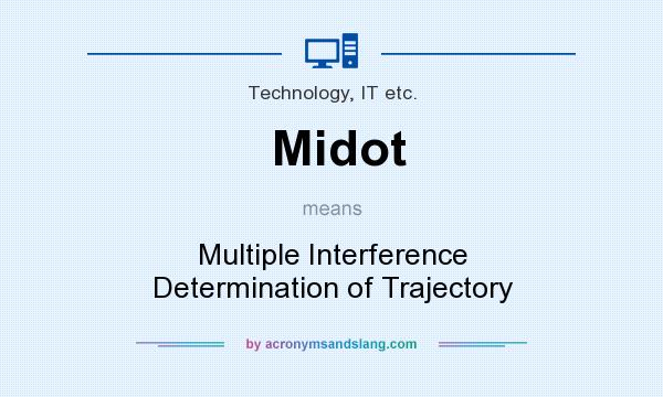 What does Midot mean? It stands for Multiple Interference Determination of Trajectory