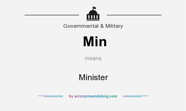 What does Min mean? It stands for Minister