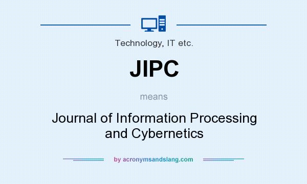 What does JIPC mean? It stands for Journal of Information Processing and Cybernetics