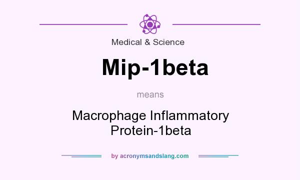 What does Mip-1beta mean? It stands for Macrophage Inflammatory Protein-1beta