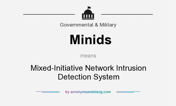 What does Minids mean? It stands for Mixed-Initiative Network Intrusion Detection System
