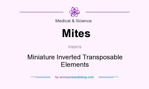 What does Mites mean? It stands for Miniature Inverted Transposable Elements