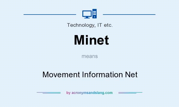 What does Minet mean? It stands for Movement Information Net