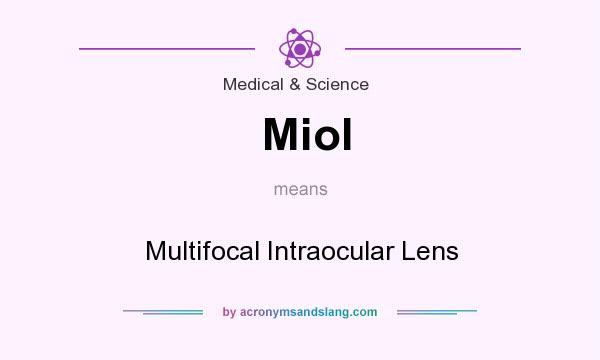What does Miol mean? It stands for Multifocal Intraocular Lens