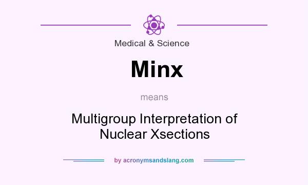What does Minx mean? It stands for Multigroup Interpretation of Nuclear Xsections