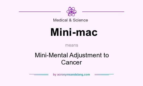 What does Mini-mac mean? It stands for Mini-Mental Adjustment to Cancer