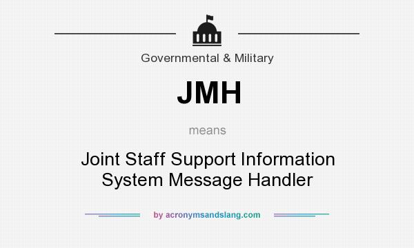 What does JMH mean? It stands for Joint Staff Support Information System Message Handler