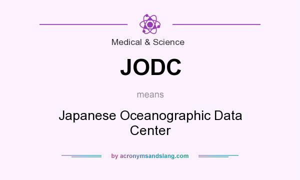 What does JODC mean? It stands for Japanese Oceanographic Data Center