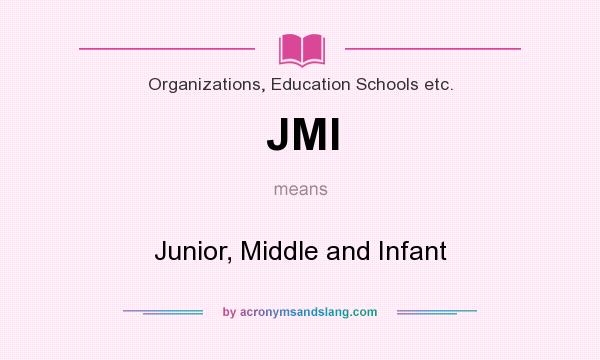 What does JMI mean? It stands for Junior, Middle and Infant