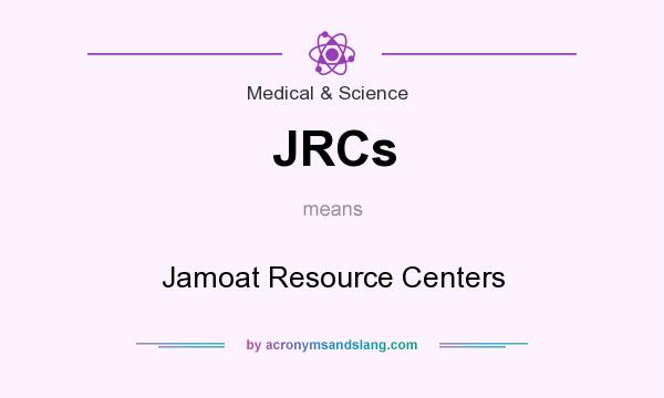 What does JRCs mean? It stands for Jamoat Resource Centers