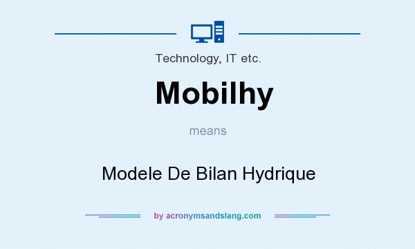 What does Mobilhy mean? It stands for Modele De Bilan Hydrique