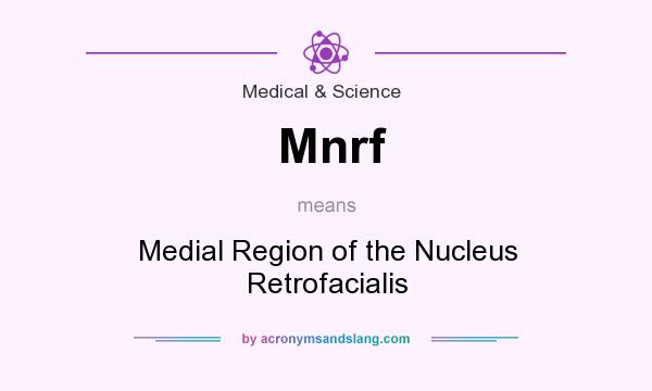 What does Mnrf mean? It stands for Medial Region of the Nucleus Retrofacialis