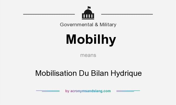 What does Mobilhy mean? It stands for Mobilisation Du Bilan Hydrique