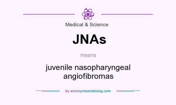 What does JNAs mean? It stands for juvenile nasopharyngeal angiofibromas