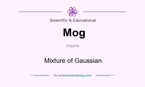 What does Mog mean? It stands for Mixture of Gaussian