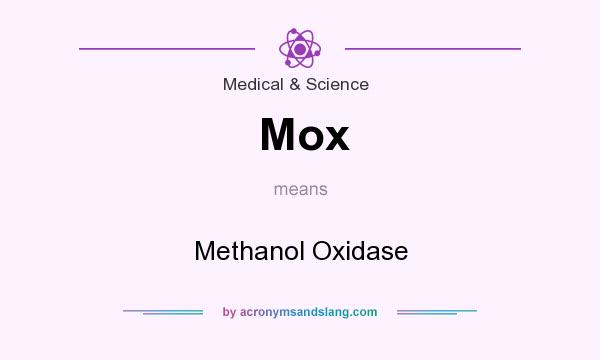What does Mox mean? It stands for Methanol Oxidase