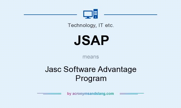 What does JSAP mean? It stands for Jasc Software Advantage Program